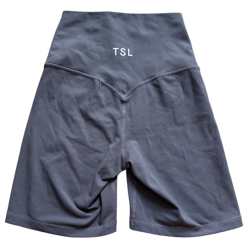 TSL Collection Gray High Waisted Athletic Shorts Size Small